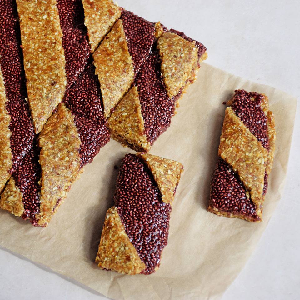 No-Bake Linzer Schnitten 